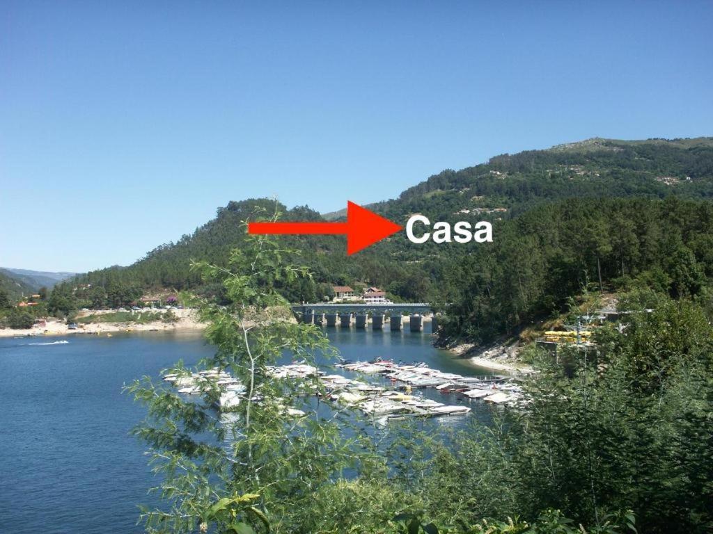 Apartament Casa De Casarelhos - Vistas Rio, Campo E Montanha - Lareira Geres Zewnętrze zdjęcie